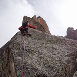 South-West Face, Aiguille du Peigne (3 192 m / 10 472 ft)