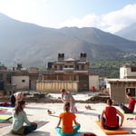Vajra yoga in Mustang, Nepal