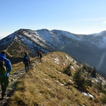 Long Eastern Ridge Route to Velky Krivan, Slovakia.