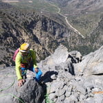 Trad rock Climbing 