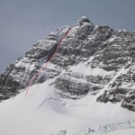 New Route, Mount Sir Douglas (3 411 m / 11 191 ft)