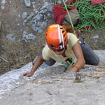 Rock climbing at Diamioni  