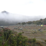 Surya Kencana Saddle between Gemuruh peak and Gede peak