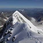 Northeast Ridge, Delone Peak (4 260 m / 13 976 ft)