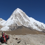 Mt. Pumori and Kalapathar close to Everest Base Camp.