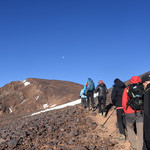 Mountain Ouanoukrim in Morocco.