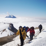 Climbing 2 high mountains  Iztaccihuatl and Pico de Orizaba