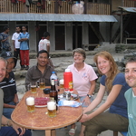 Beer time in Machha Khola