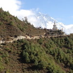 Everest base camp trekking trail