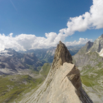 Traverse de lAiguille de la Vanoise, Aiguille de la Vanoise (2 796 m / 9 173 ft)