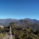 Macizo Chirripo visto desde Cerro Lohman, Costa Rica