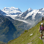 Hiking in the Matterhorn, Alps