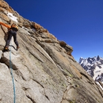 South-West Face, Aiguille du Midi (3 842 m / 12 605 ft)