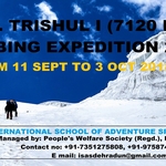 Mt. Trishul I (7120 M) Climbing Expedition 2018