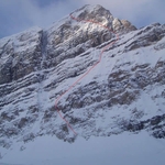 North-East Face, Mount Andromeda (3 450 m / 11 319 ft)