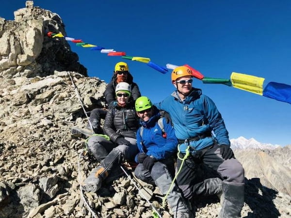 Coedpoeth Mountaineer Leads Team to Summit of Himalayan Peak that Has Never Been Scaled Before