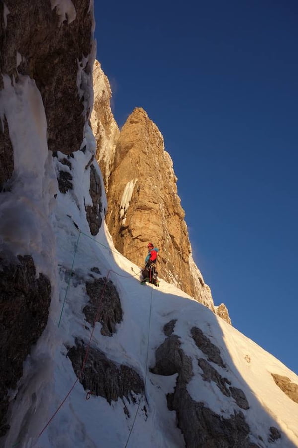 Big New Dolomites Winter Climb 