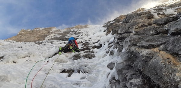 Big New Dolomites Winter Climb 