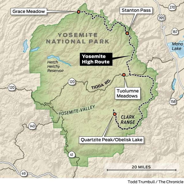 Yosemite Just Got a Quad-busting 94-mile Hiking Route