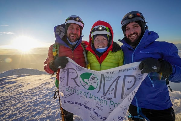 A group of amputee-athletes successfully summited Cotopaxi