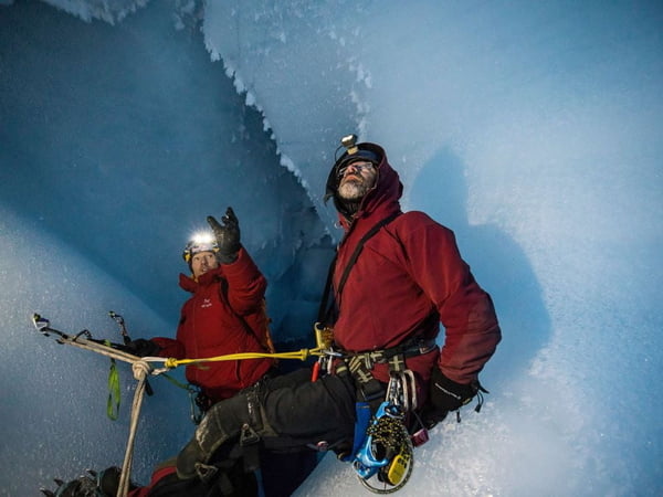 Legendary ice climber Will Gadd helps climate scientists navigate melting glaciers