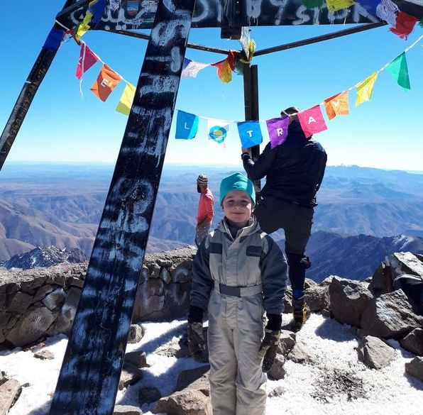 Irish boy sets 'world record' by climbing highest North African peak in Morocco