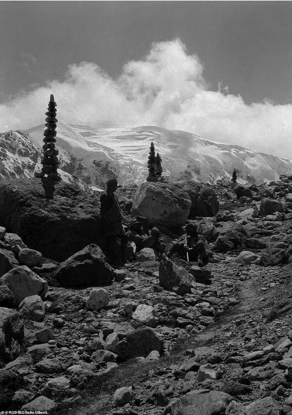 Newly-discovered pictures of George Mallory's first bid to climb Everest