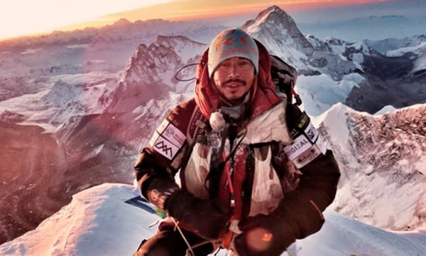 Climber On a Quest to Conquer the World's 14 Highest Peaks in Record-breaking Time