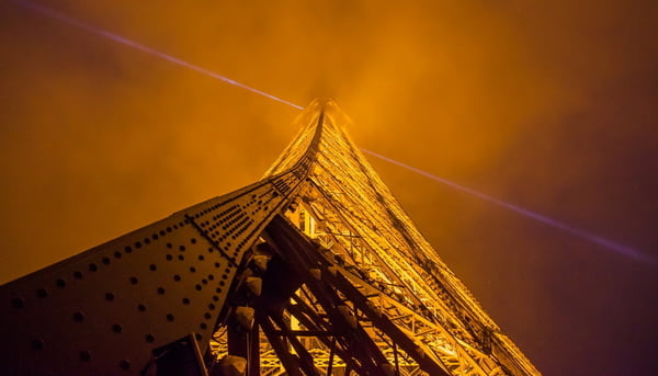 A Climber Scaled the Eiffel Tower