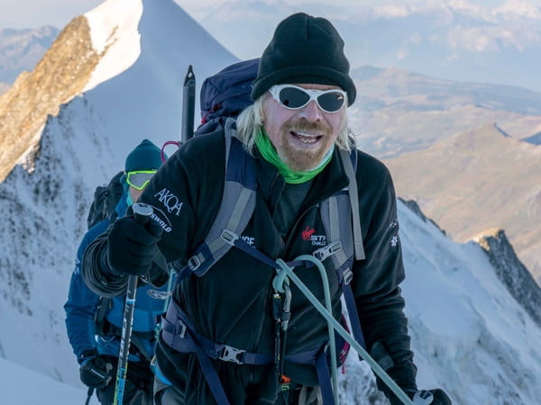 Sir Richard Branson 'seconds from death' on charity Mont Blanc climb