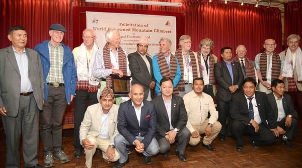 Famed mountaineers celebrate 40th anniversary of historic Everest conquest in Nepal