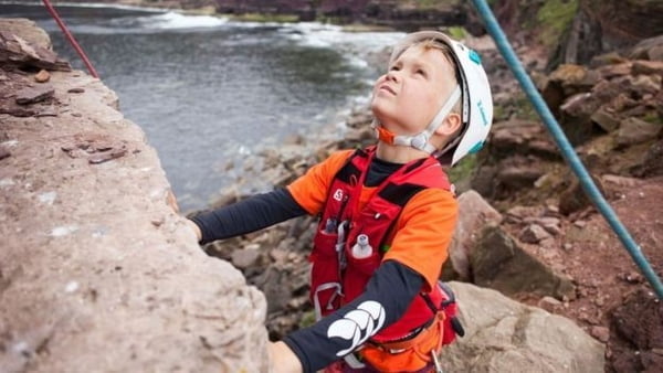 Boy, 8, becomes youngest to scale Old Man of Hoy