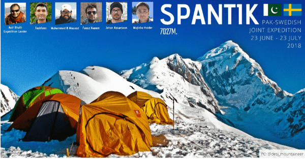 Swedish-Pakistani Team Targets Mt. Spantik