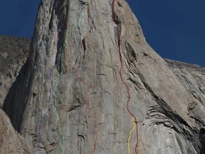 Image of on the center of the North wall, Peak Slesova (4 240 m / 13 911 ft)