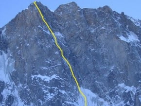 Image of Сolton-McIntyre Route, Grandes Jorasses (4 208 m / 13 806 ft)