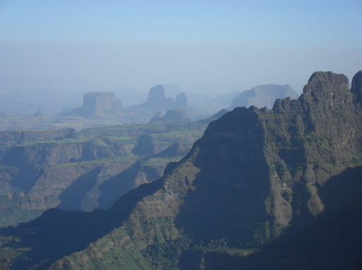 Ras Dashen (4,550m), the highest peak of Ethiopia