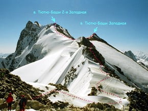 Image of the Second Western, South  Face of South Ridge, Caucasus Mountains