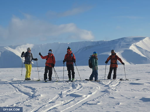 Ski touring in Russia. March 2019