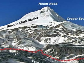 Image of Cooper Spur Route, Mount Hood (3 429 m / 11 250 ft)
