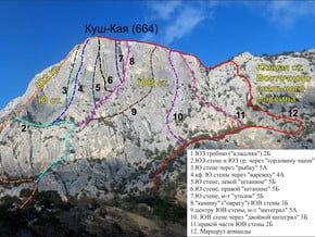 Image of Po bol'shomu karmanu, Kush-Kaya (664 m / 2 178 ft)