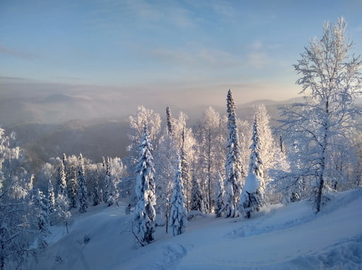 Skitour in Siberia (Luzhba)