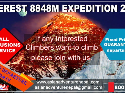 EVEREST 8848M EXPEDITION 2021