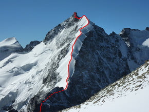 Image of Bianco ridge, Piz Bernina (4 049 m / 13 284 ft)
