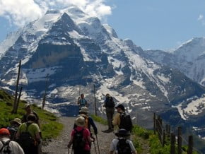 Image of Eiger trail: Eigergletscher - Grindelwald, Alps