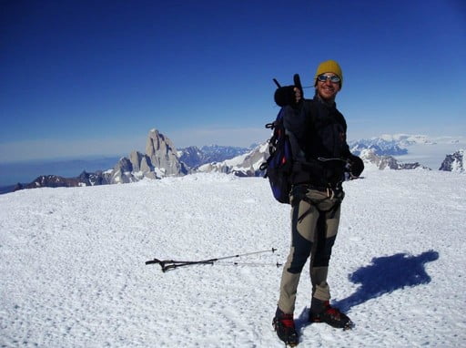 Mt. Gorra Blanca ascent in El Chaltén
