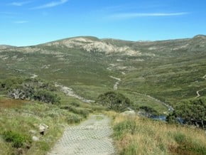 Image of via Charlotte Pass, Mount Kosciusko (2 228 m / 7 310 ft)