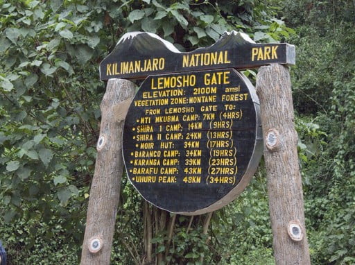 Adventure Kilimanjaro climbing trip through Lemosho route 7 days 