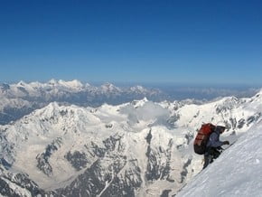 Image of via Borodkin Rib, Ismoil Somoni Peak (7 495 m / 24 590 ft)