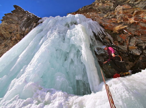 Ice Climbing with an Alpine Legend