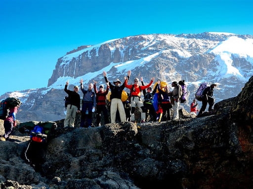 Kilimanjaro trekking high success rate through the Machame route